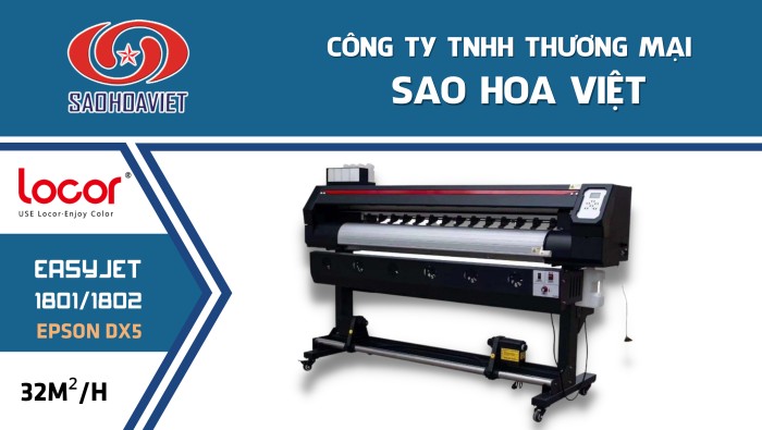 Máy in LOCOR 1801 – Đầu phun Nhật Bản Epson DX5